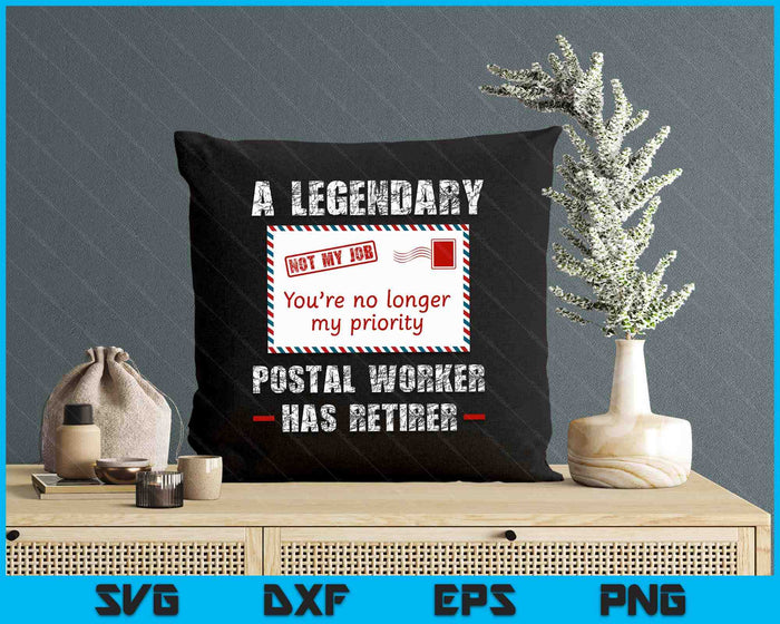 Postal Worker Retired Postman Retirement Mail Carrier SVG PNG Digital Printable Files