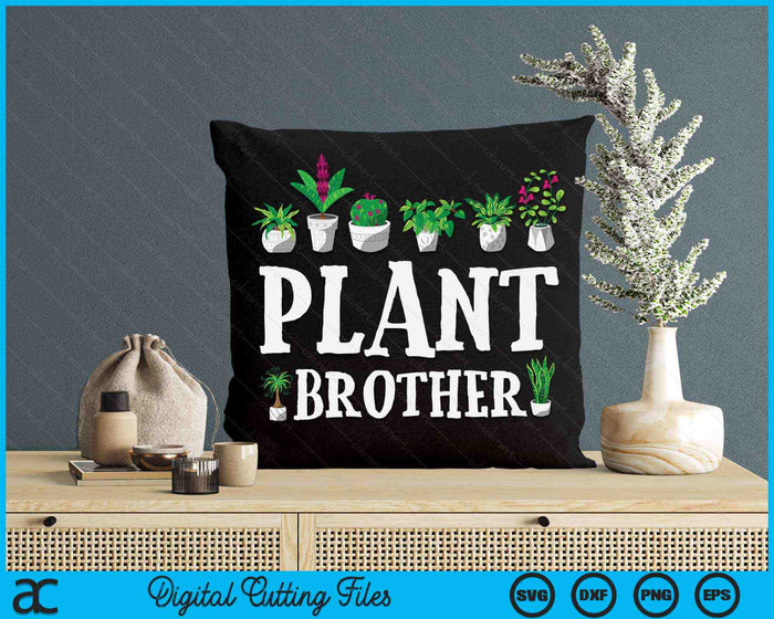 Potplanten Brother SVG PNG digitale snijbestanden