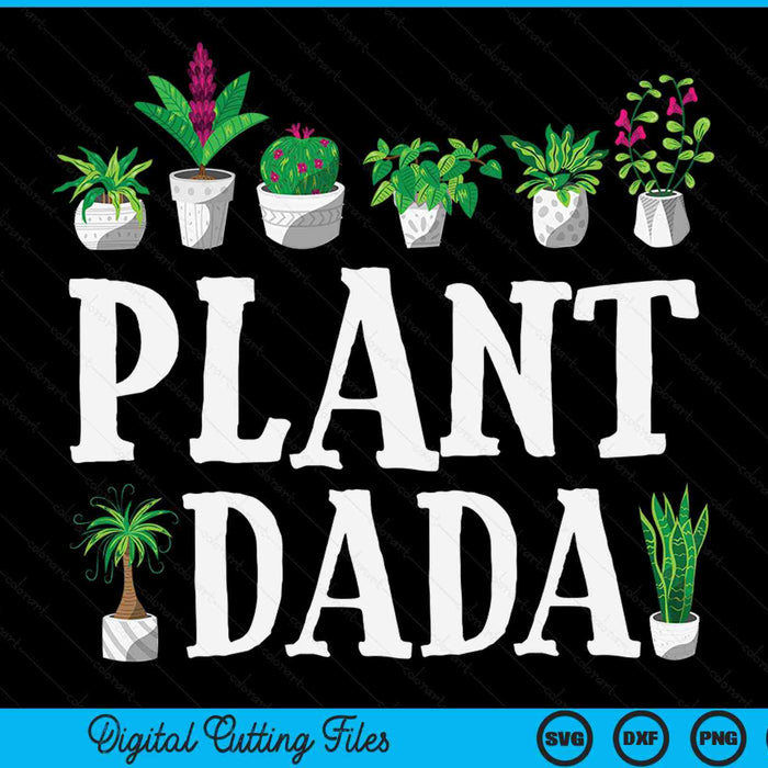 Potted plant dada SVG PNG cut file for Cricut
