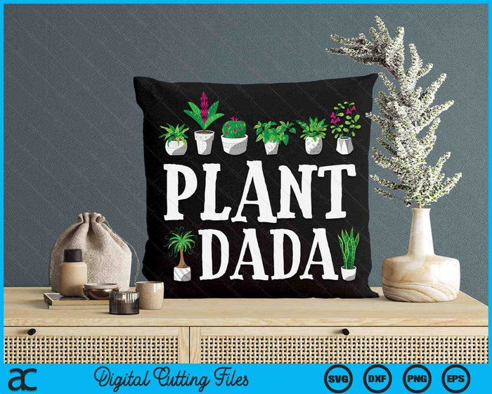 Potted Plant Dada SVG PNG Digital Cutting Files