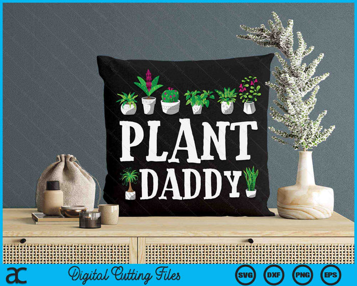 Potplant Daddy SVG PNG digitale snijbestanden