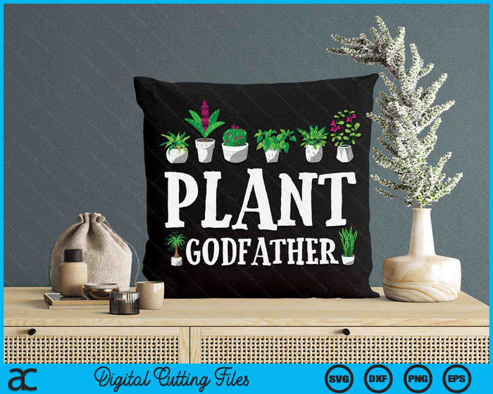 Potplanten Godfather SVG PNG digitale snijbestanden