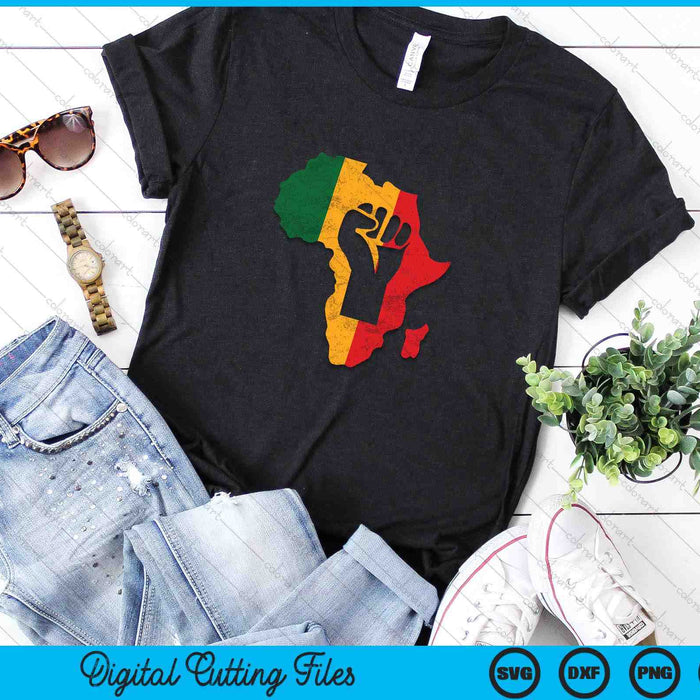 Power Fist Black History Month African American Pride SVG PNG Digital Printable Files