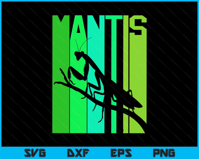 Praying Mantis SVG PNG Digital Printable Files