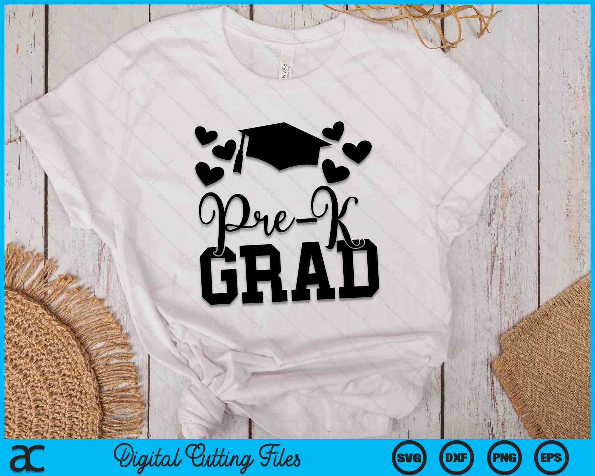 Pre-K Grad Graduation SVG PNG Cutting Printable Files – creativeusarts