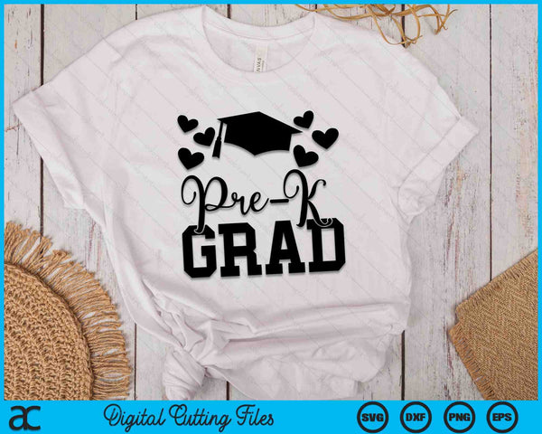 Pre-K Grad Graduation SVG PNG Cutting Printable Files - on a t-shirt