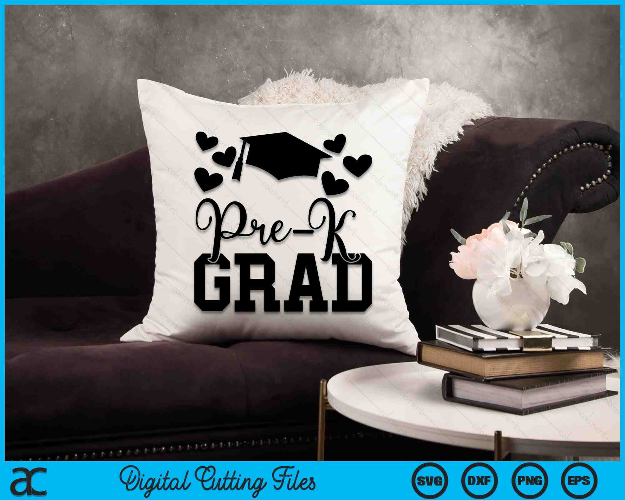 Pre-K Grad Graduation SVG PNG Cutting Printable Files – creativeusarts