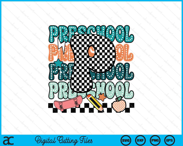 Preschool Dude Back To School For Boys SVG PNG Digital Printable Files