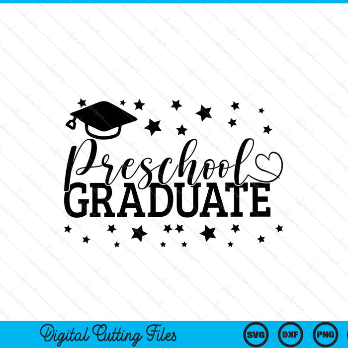 Preschool Graduate Back to School SVG PNG Digital Printable Files