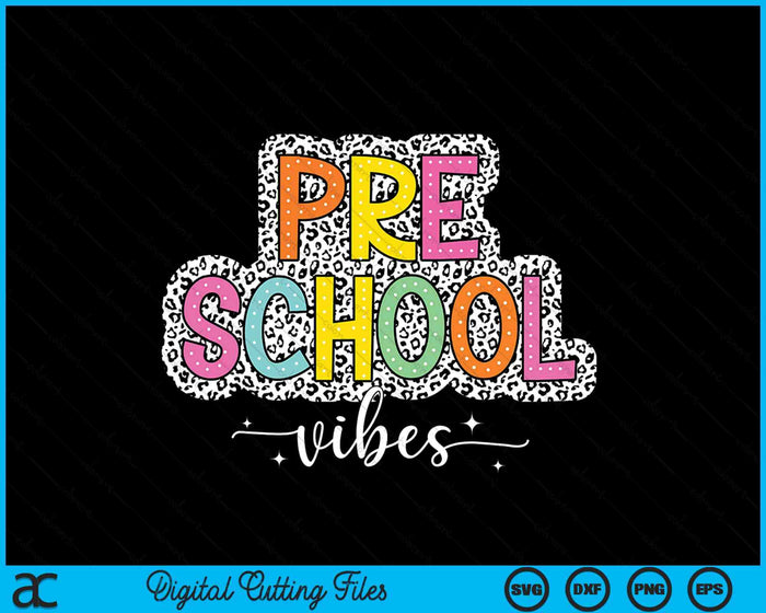 Preschool Squad Back To School Dalmatian Dots SVG PNG Digital Printable Files