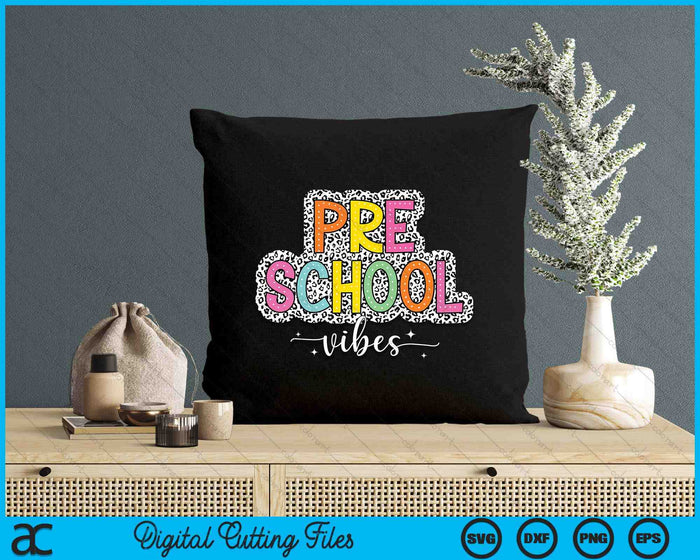 Preschool Squad Back To School Dalmatian Dots SVG PNG Digital Printable Files