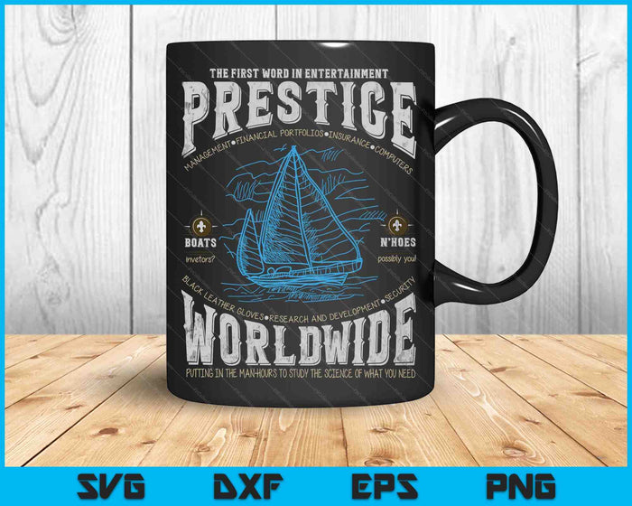 Prestige Worldwide Funny Step Brothers Boats Graphic SVG PNG Cutting Printable Files