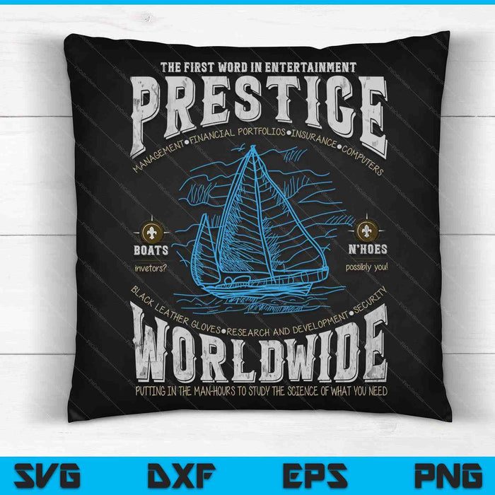 Prestige Worldwide Funny Step Brothers Boats Graphic SVG PNG Cutting Printable Files