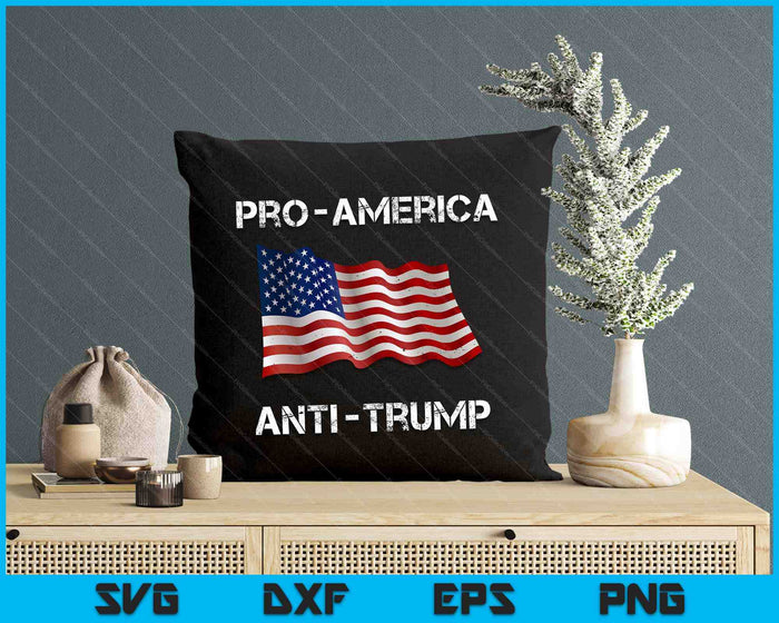 Pro-America Anti-Trump American USA Flag SVG PNG Digital Printable Files