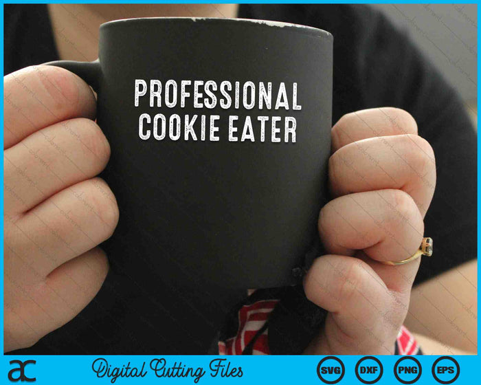 Professional Cookie Eater SVG PNG Digital Cutting Files