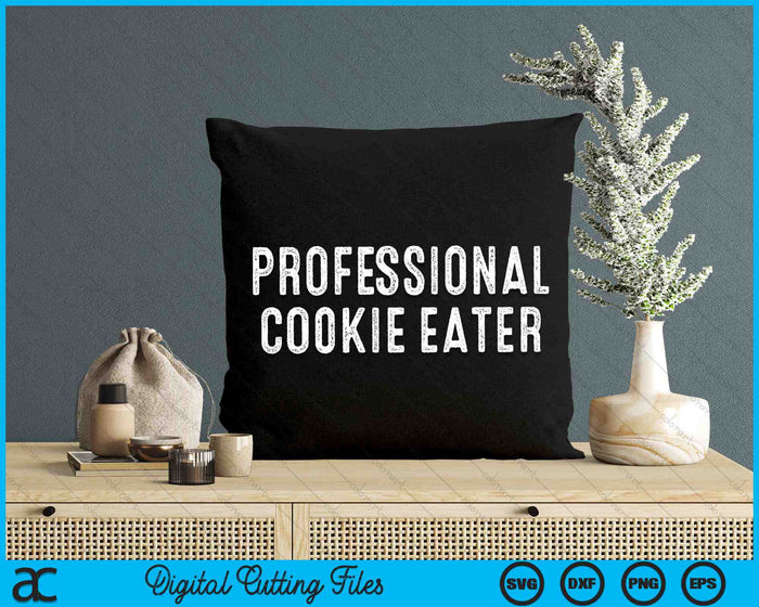 Professional Cookie Eater SVG PNG Digital Cutting Files