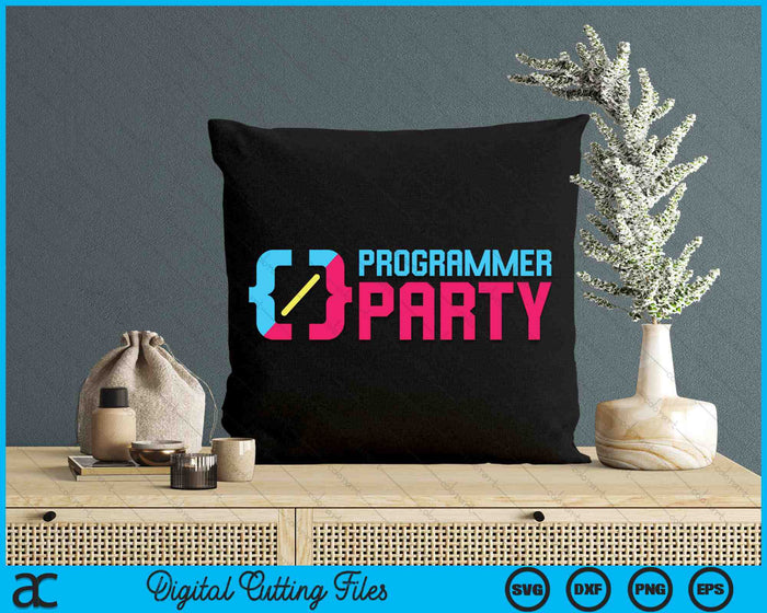 Programmer Party Developer Programming Software Engineer SVG PNG Digital Cutting Files