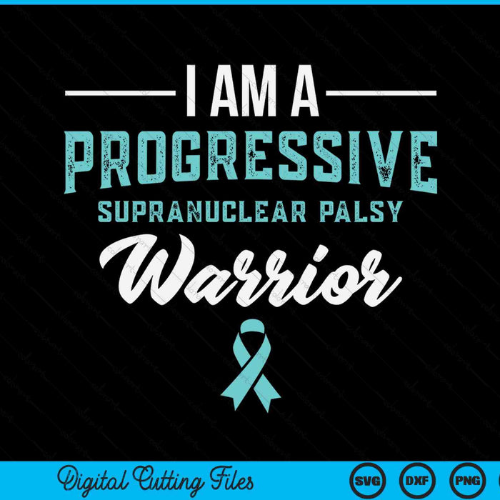 Progressive supranuclear palsy awareness warrior SVG cut file