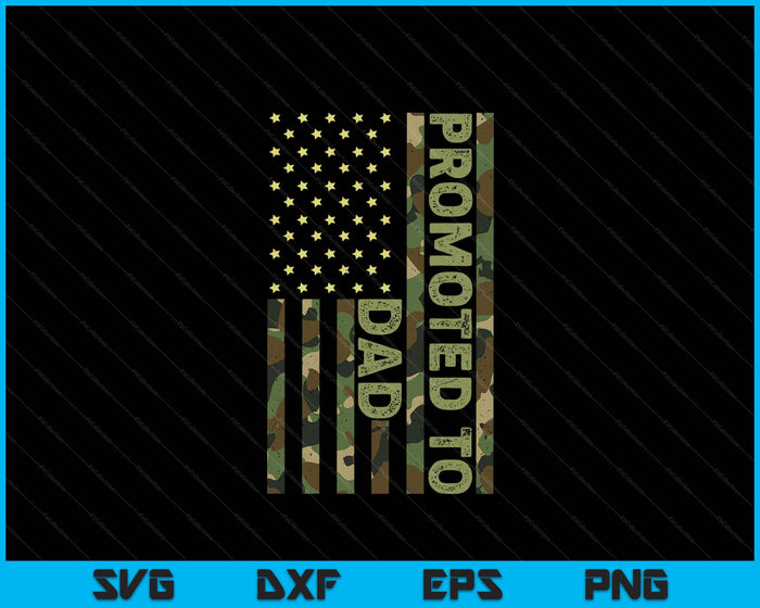 Promoted To Dad Father's Day SVG PNG Digital Printable Files