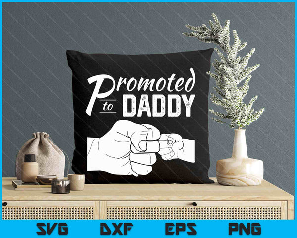 Promoted To Daddy Baby Announcement SVG PNG Digital Printable Files