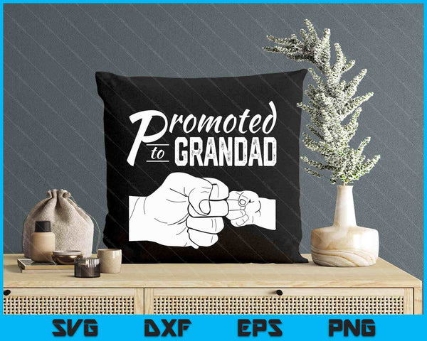 Promoted To Grandad Baby Announcement SVG PNG Digital Printable Files