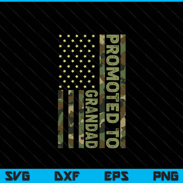 Promoted to grandad Father's Day SVG cut file