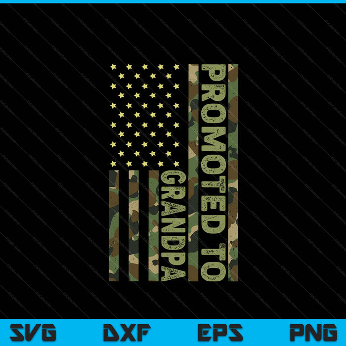 Promoted to grandpa Father's Day SVG cut file