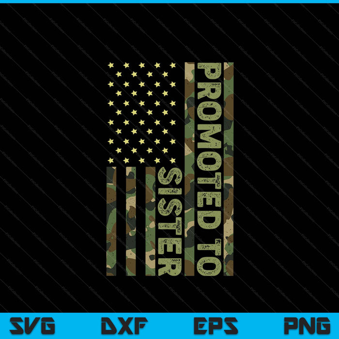 Promoted To Sister SVG PNG Digital Printable Files