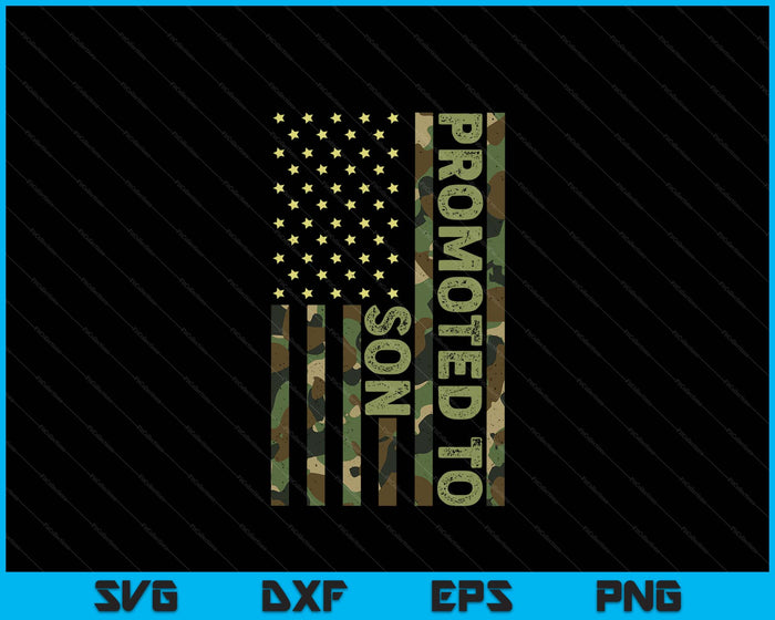 Promoted To Son Father's Day SVG PNG Digital Printable Files