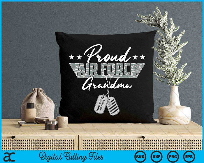 Proud Air Force Grandma Military US Air Force SVG PNG Digital Printable Files