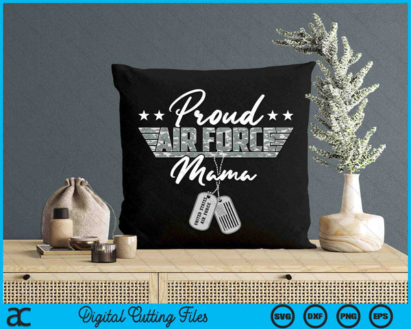 Proud Air Force Mama Military US Air Force SVG PNG Digital Printable Files