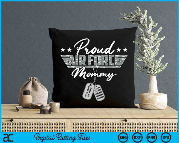 Proud Air Force Mommy Military US Air Force SVG PNG Digital Printable Files