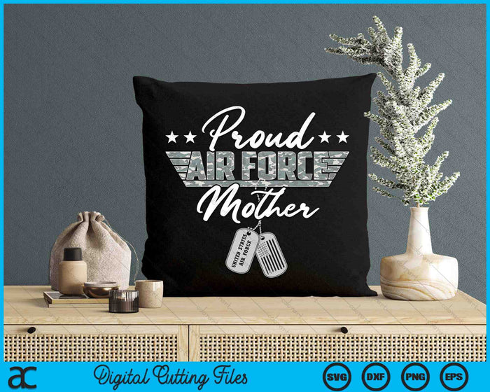 Proud Air Force Mother Military US Air Force SVG PNG Digital Printable Files