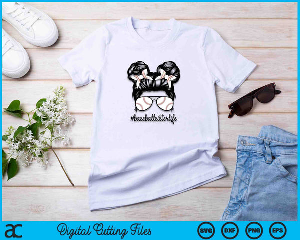 Proud Baseball Sister Of A Baseball SVG PNG Cutting Printable Files - on a t-shirt