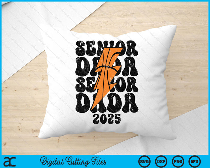 Proud Basketball Senior Dada 2025 SVG PNG Digital Printable Files