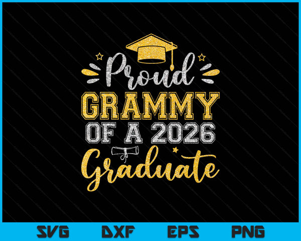 Proud grammy of a 2026 graduate senior graduation SVG cut file