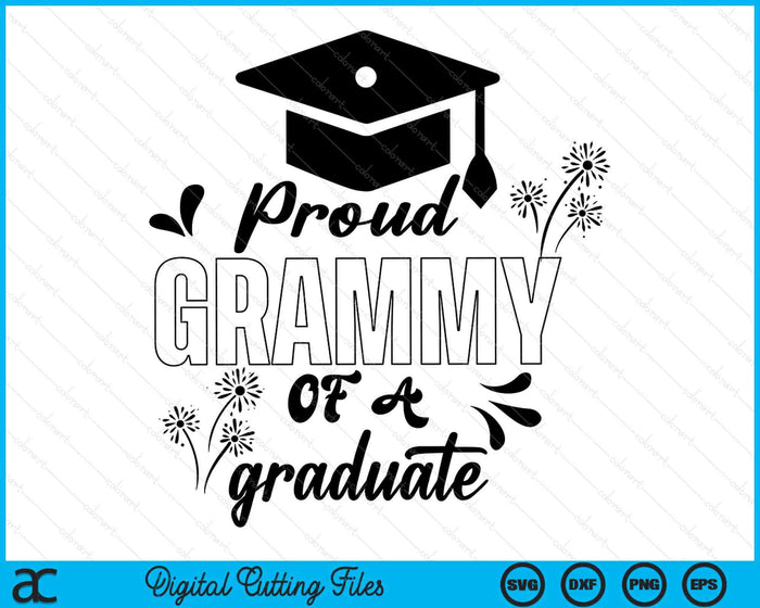 Proud Grammy Of A Graduate Graduating Graduation SVG PNG Digital Printable Files