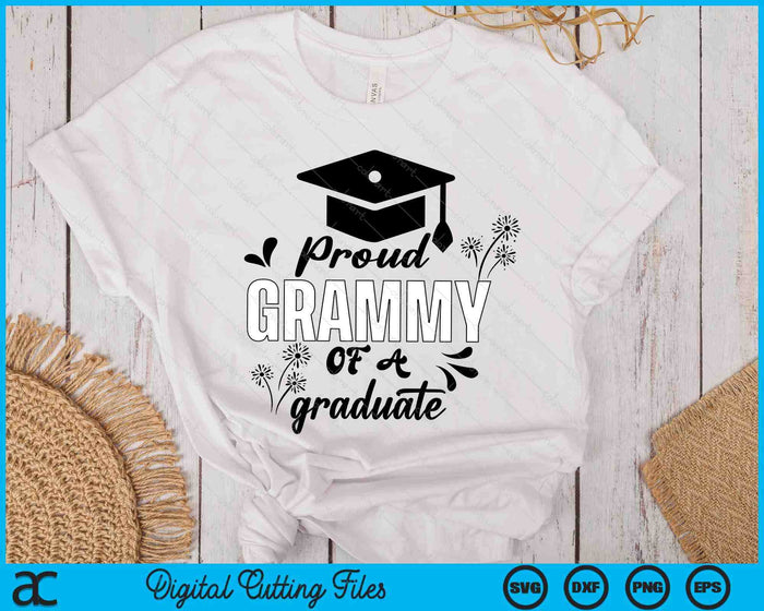 Proud Grammy Of A Graduate Graduating Graduation SVG PNG Digital Printable Files