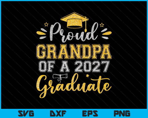 Proud grandma of a 2027 graduate senior graduation SVG cut file