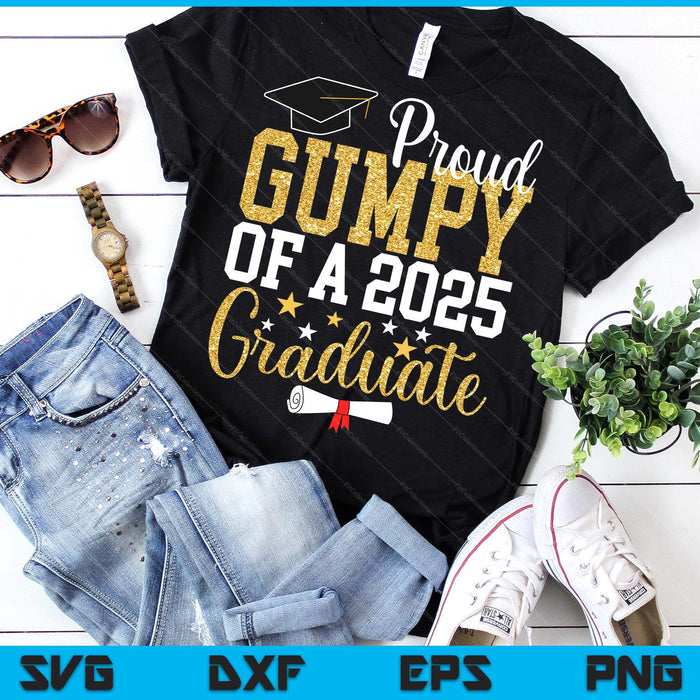 Proud Gumpy Of A 2025 Graduate Gumpy Graduation 2025 SVG PNG Digital Printable Files