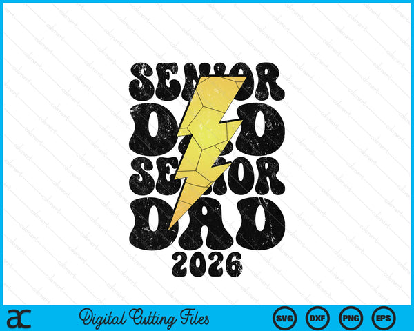 Proud handball senior dad 2026 SVG cut file