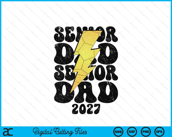 Proud handball senior dad 2027 SVG cut file