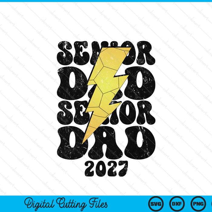 Proud handball senior dad 2027 SVG PNG cut file for Cricut