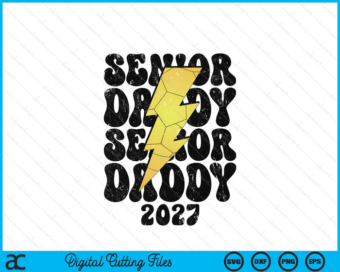 Proud Handball Senior Daddy 2027 SVG PNG Digital Printable Files