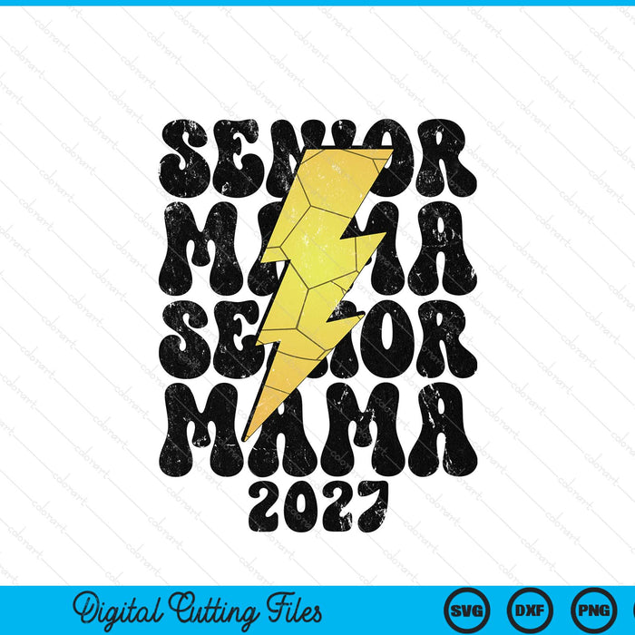 Proud handball senior mama 2027 SVG PNG cut file for Cricut