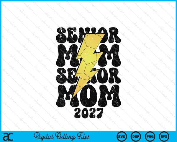 Proud handball senior mom 2027 SVG cut file