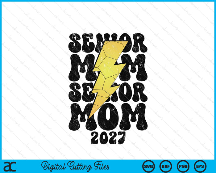 Proud Handball Senior Mom 2027 SVG PNG Digital Printable Files