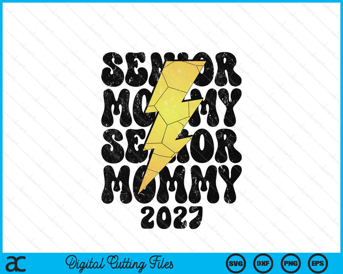 Proud Handball Senior Mommy 2027 SVG PNG Digital Printable Files