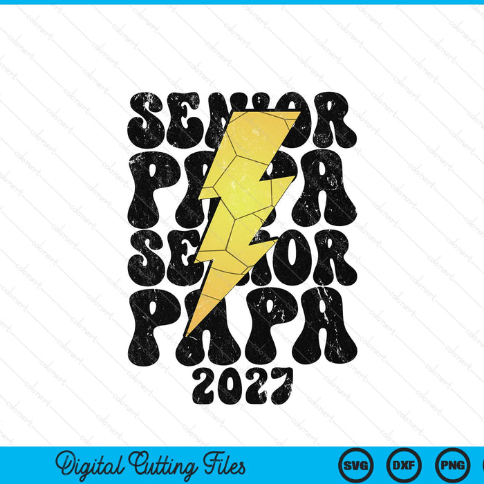 Proud handball senior papa 2027 SVG cut file
