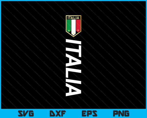 Orgulloso estilo de camiseta de fútbol italiano SVG PNG cortando archivos imprimibles